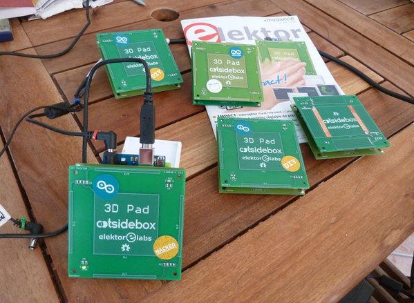3Dpad touchless gesture controller Arduino shield from ootsidebox on Tindie