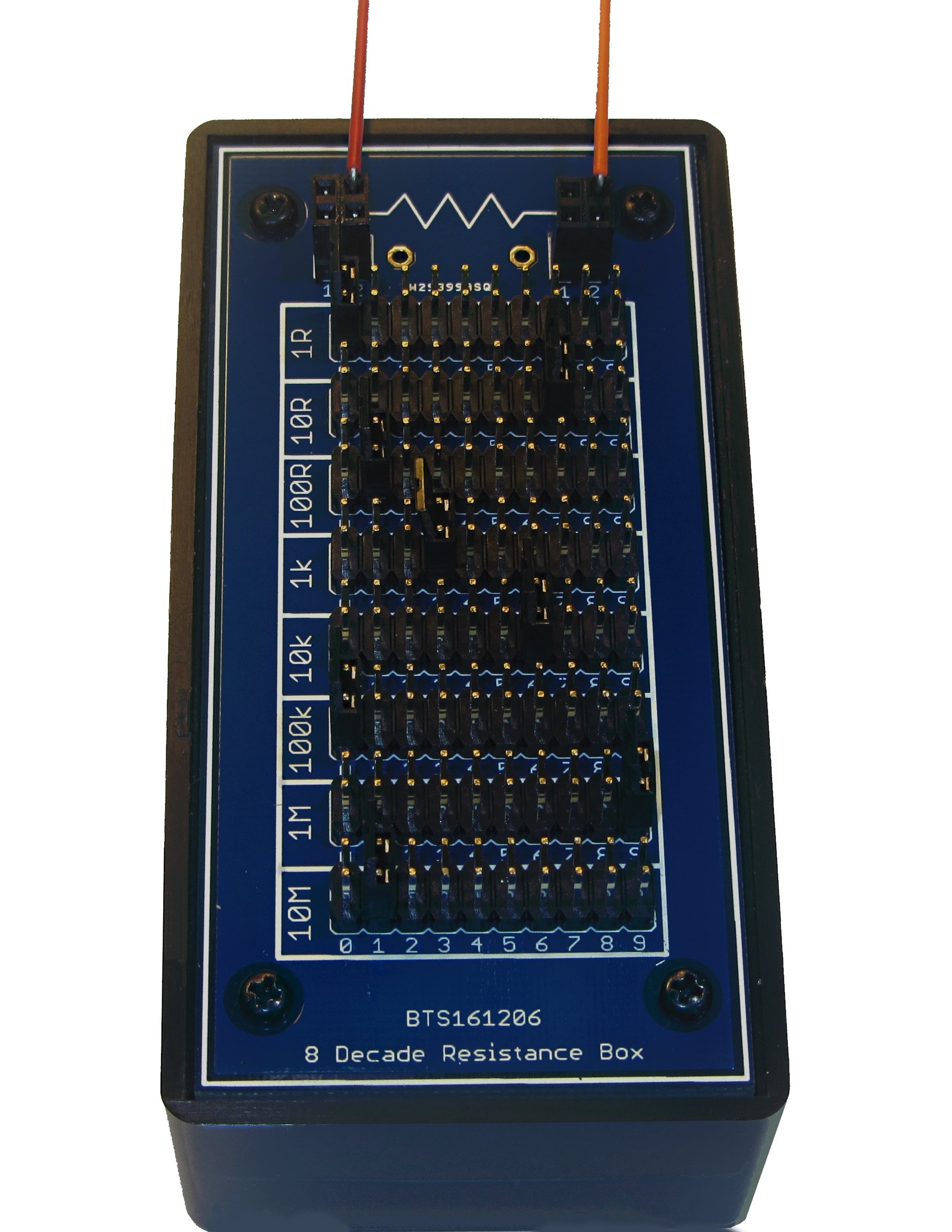8 Decade Resistor Box 1R 99999999R, 1, 0.25W from DBL_Electronics on