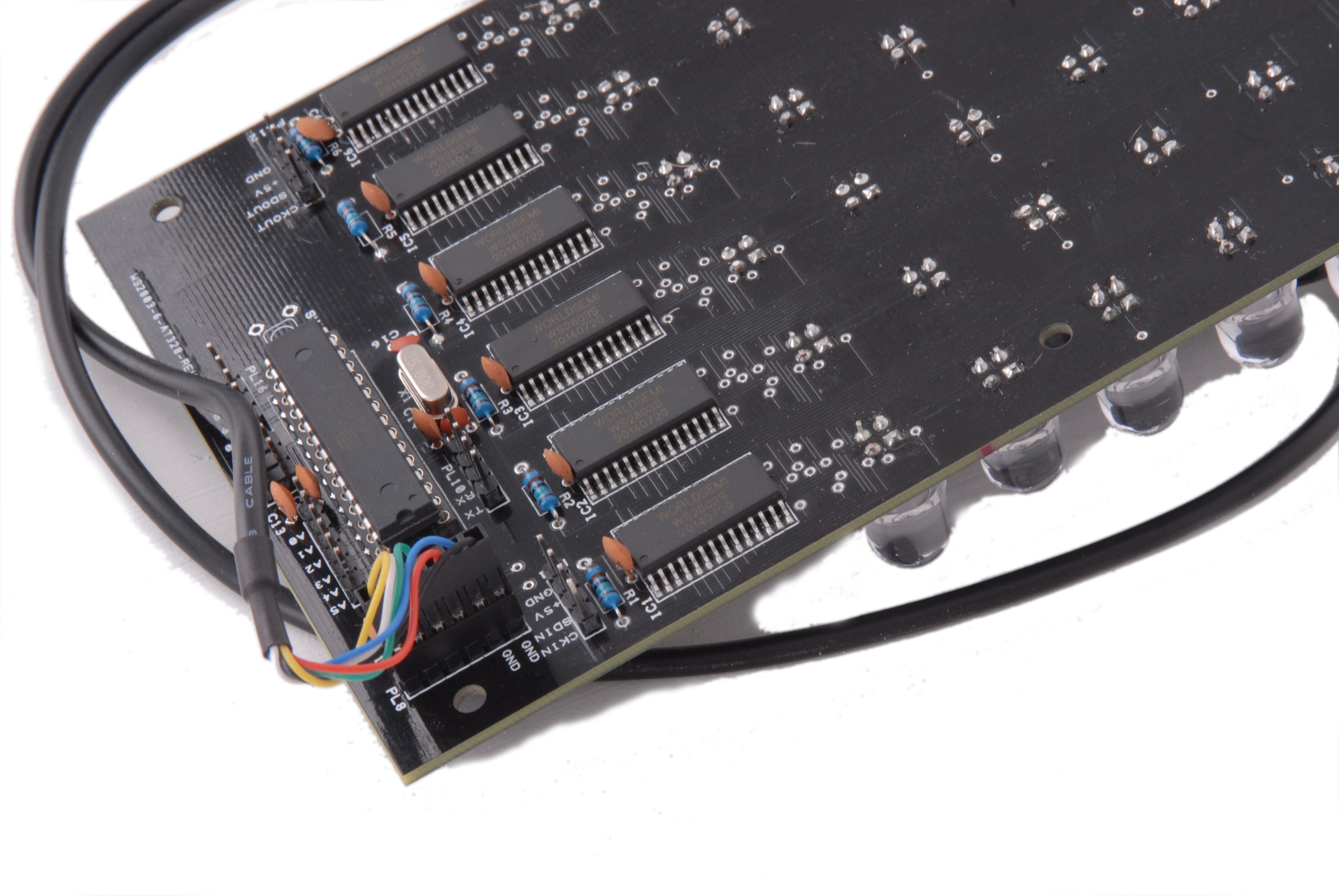 Led Matrix module - 6 x 6 RGB LED - 6 x WS2803 - with onboard Barebones ...