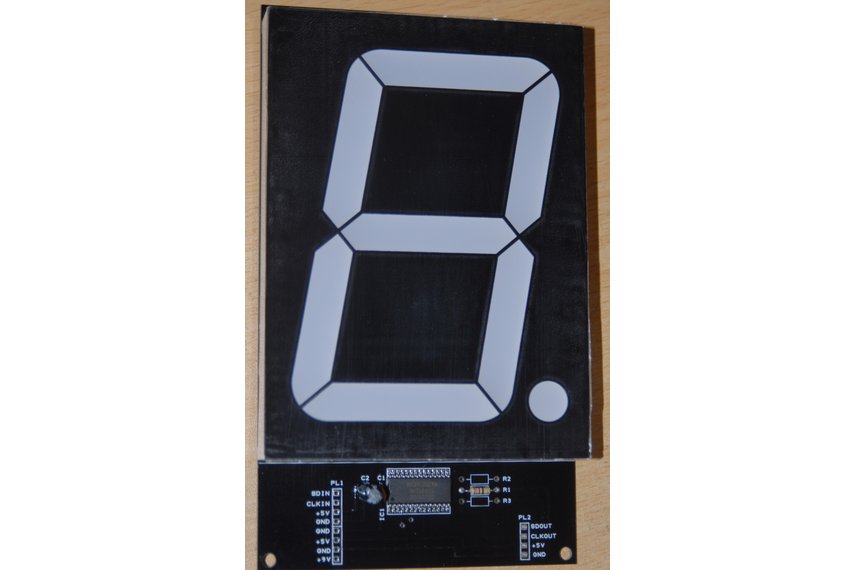 Arduino High volt Large seven segment LED Display from ScrolLed on Tindie