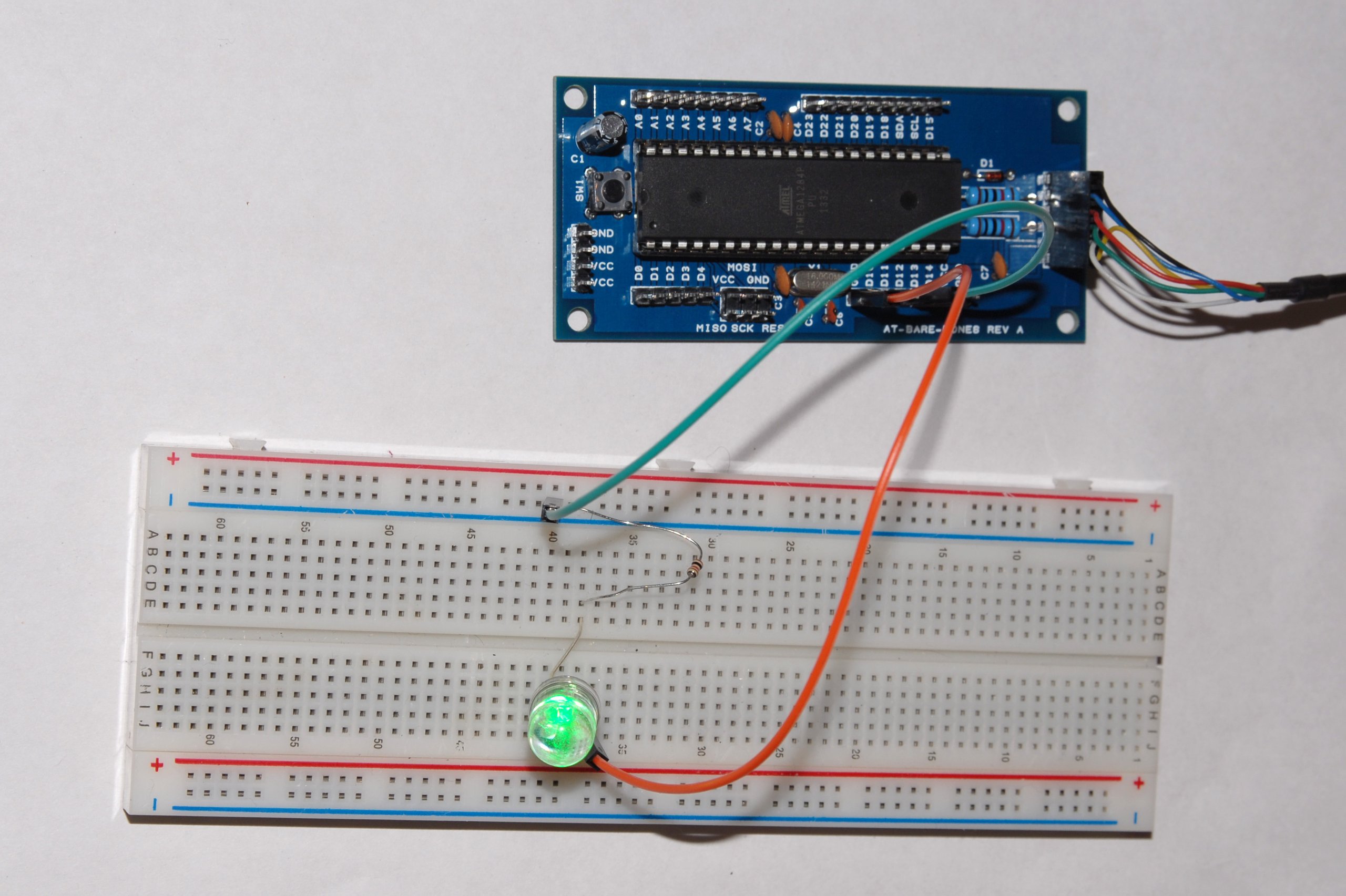 ATmega1284P Breakout board Ultra low current kit from ScrolLed on Tindie