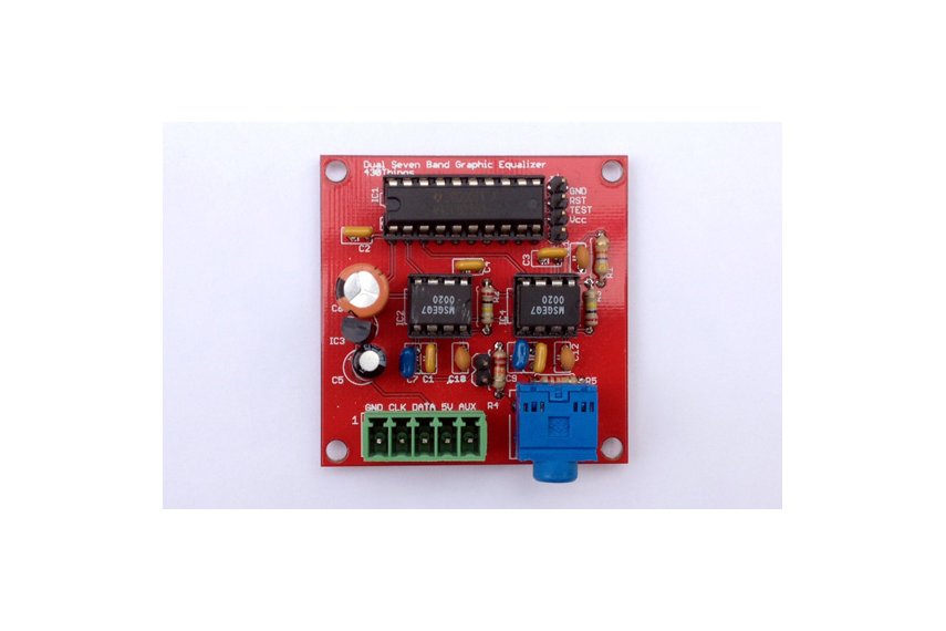 analyzer 7 acrylic diy spectrum band on Audio Band Analyzer from RobG Spectrum with Tindie 7 PCB MCU Dual