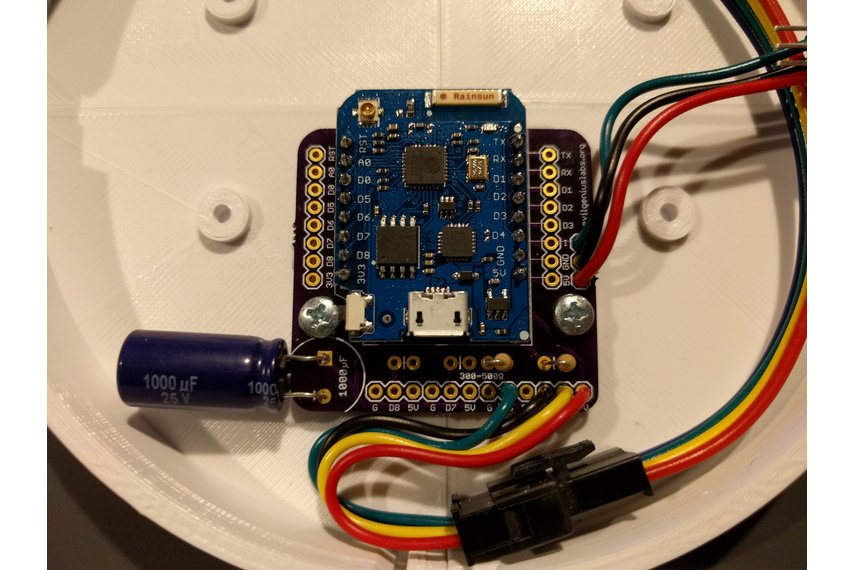 Wemos D1 Mini ESP8266 LED & Level Shifter Shield from jasoncoon on Tindie