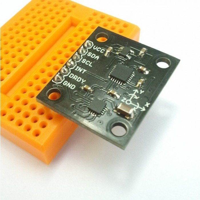 IMU 9 DoF Fusion MPU6050 HMC5883L I2C from explorelabs on Tindie