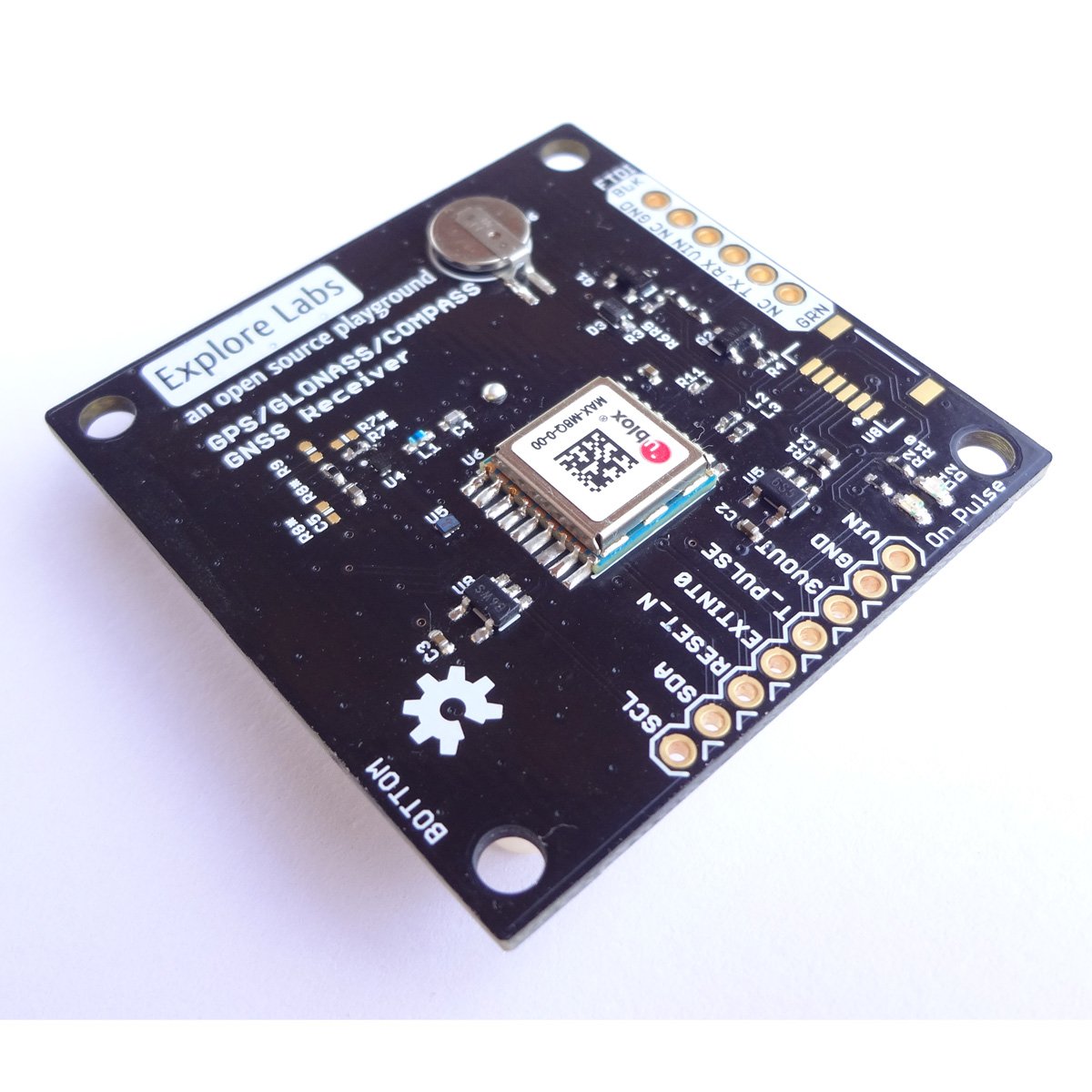 GPS Receiver ublox MAXM8Q (72 Channel) from explorelabs on Tindie