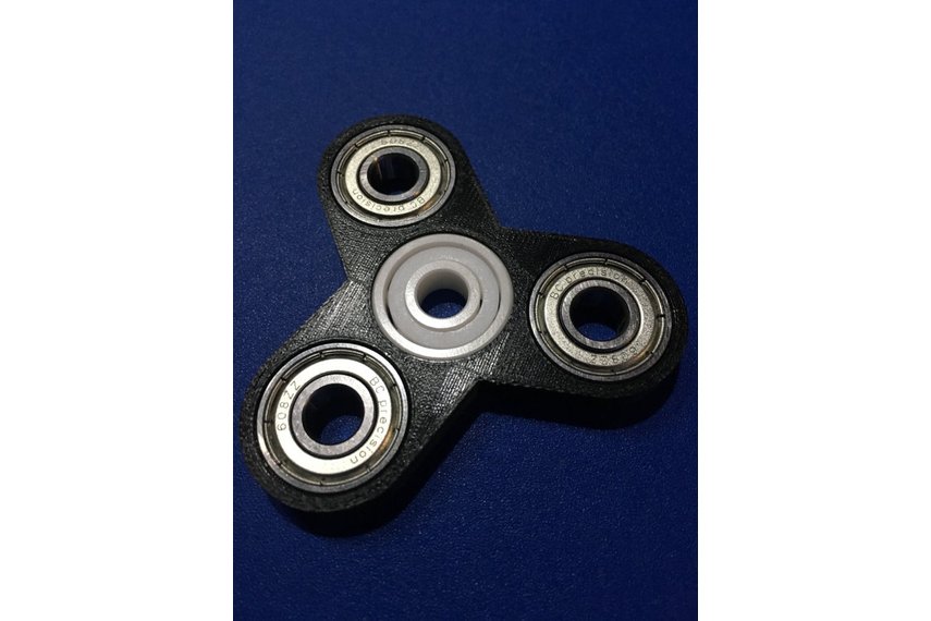 D Printed Tri Fidget Spinner