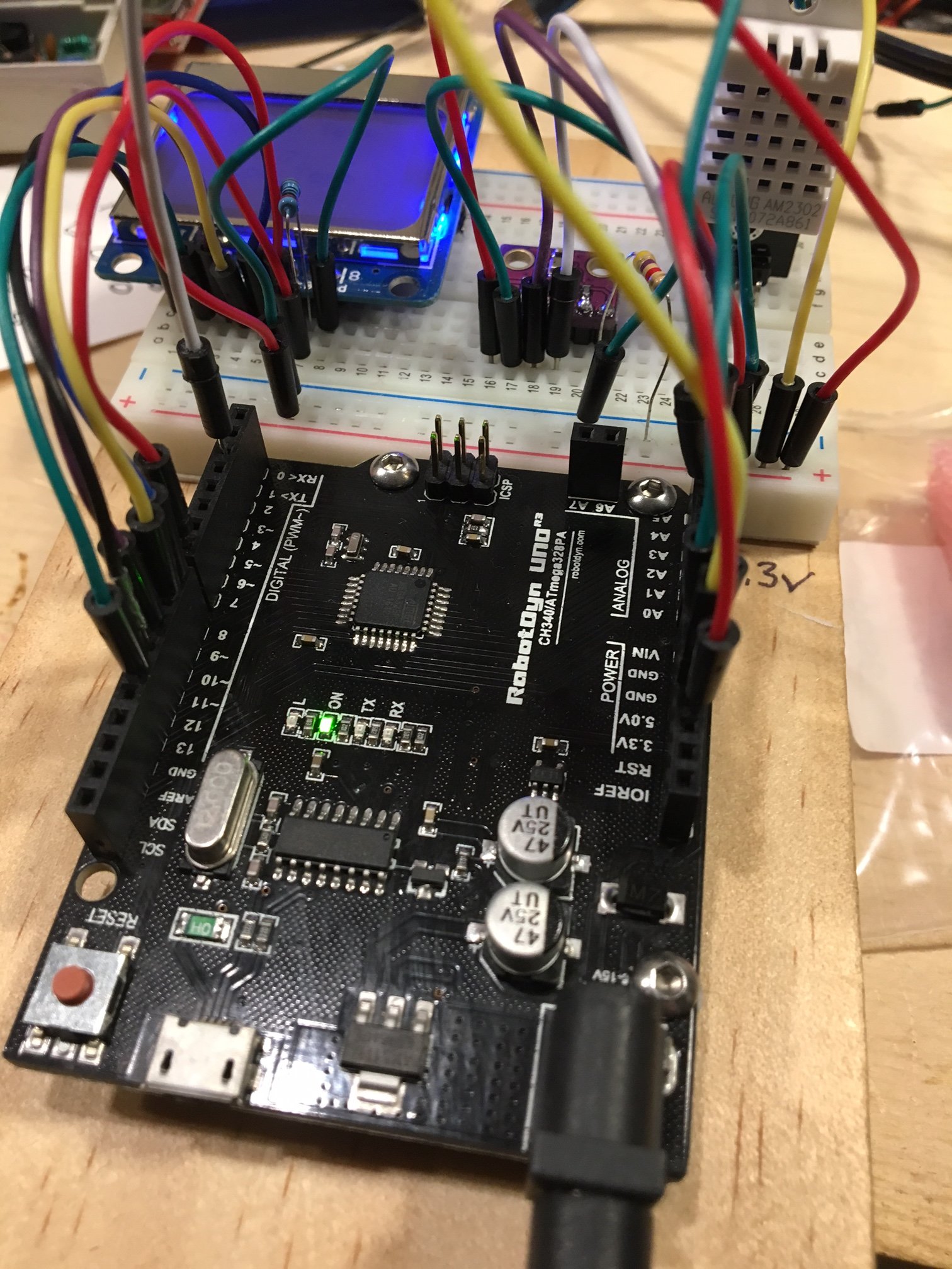 Weather Sensing with Arduino from wrightmac on Tindie