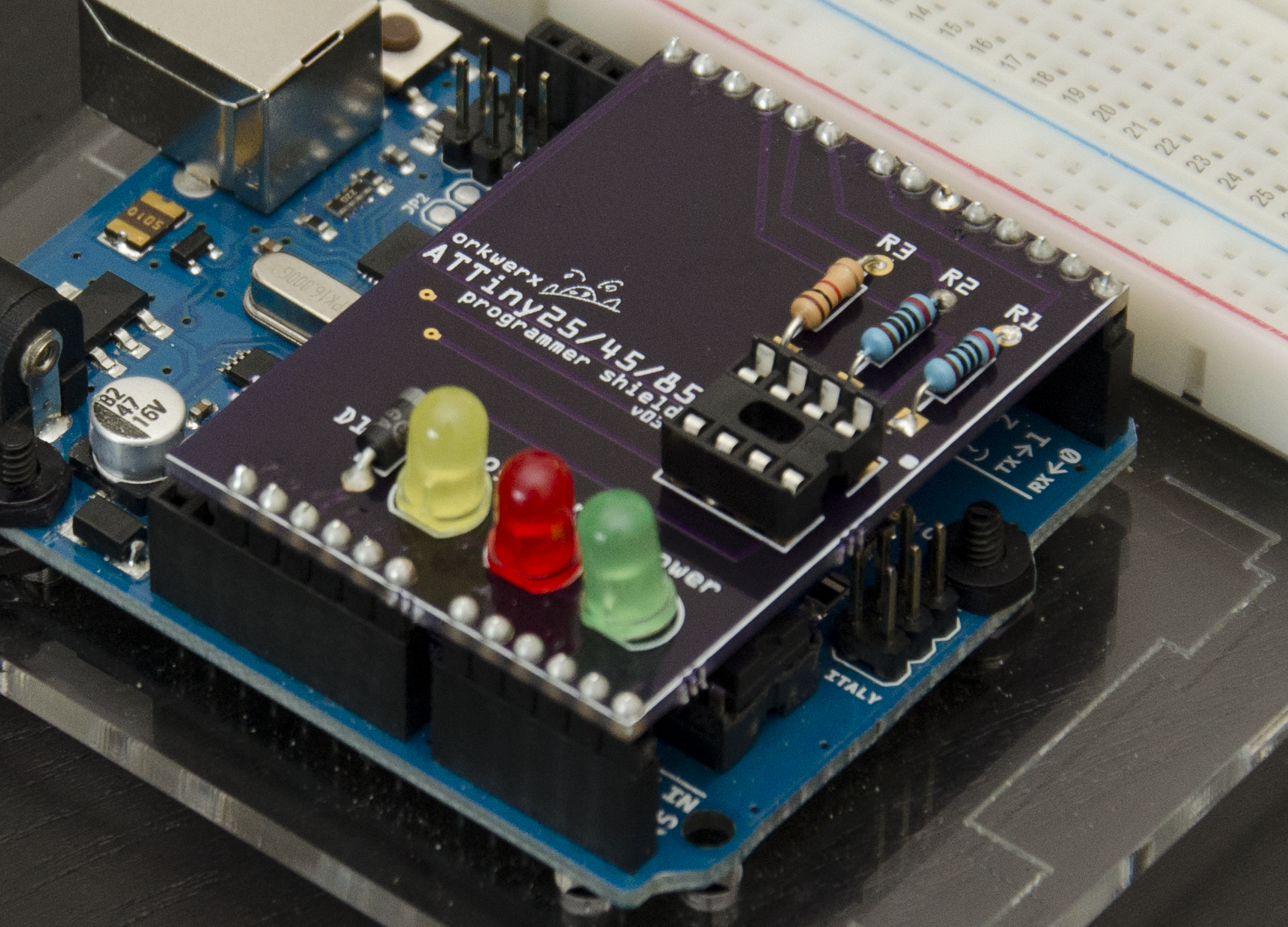 Arduino As Isp Shield Atmega Attiny From Ct Vrogue Co