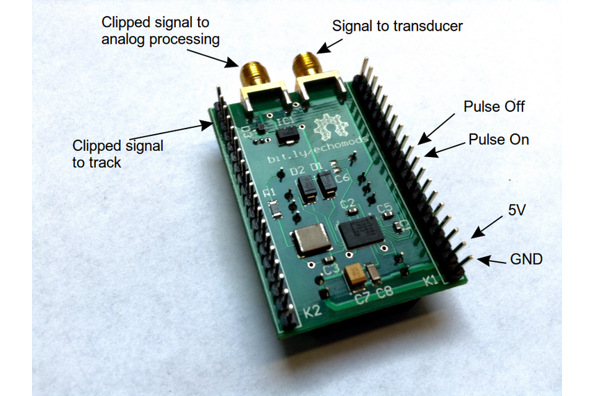 Ultrasound imaging pulser module from kelu124 on Tindie