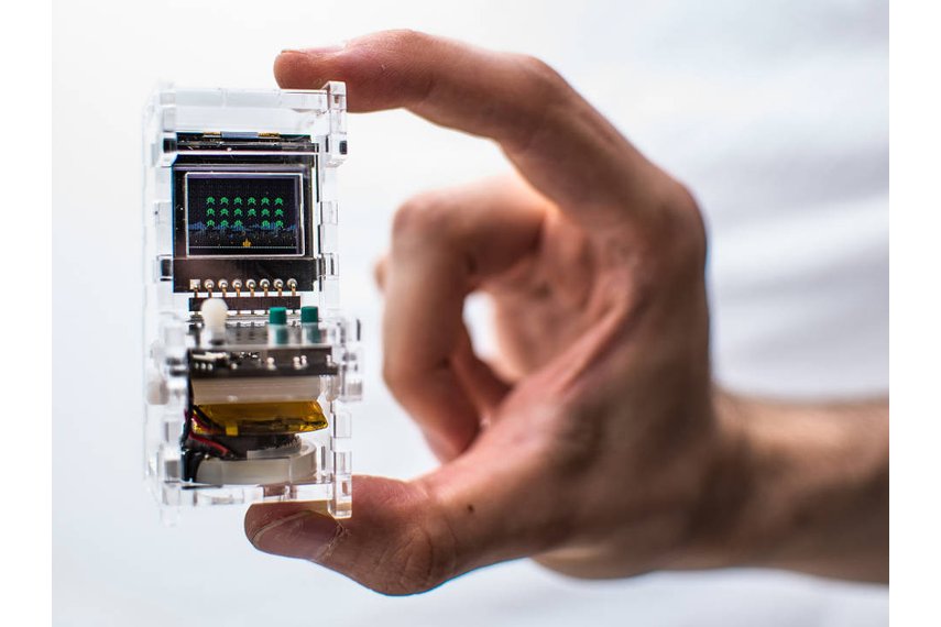Tiny Arcade Clear DIY Kit from TinyCircuits on Tindie