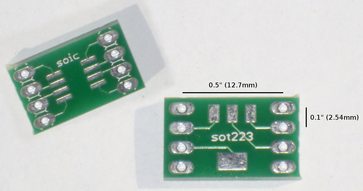  4 PCB breakout board set from matematik on Tindie