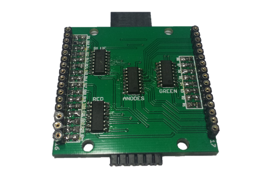 elite 8x8 RGB LED matrix driver board from zhipps on Tindie