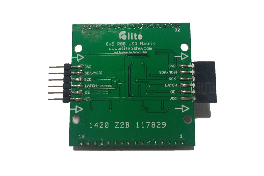 matrix to png convert r 8x8 board LED RGB from matrix zhipps Tindie elite on driver