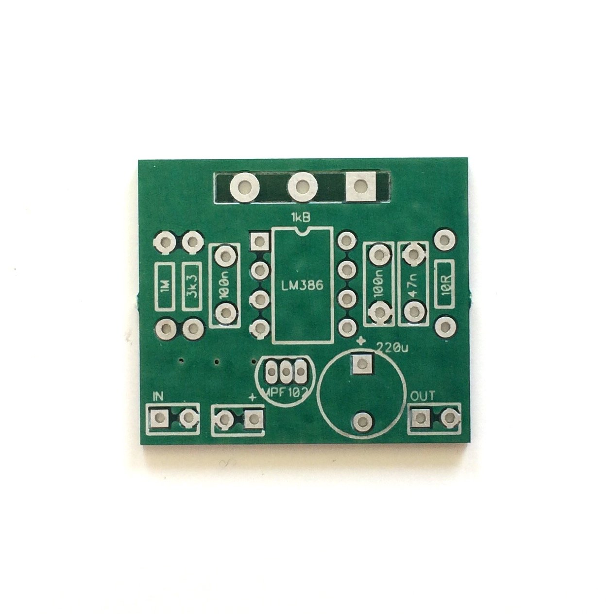 LM386 Guitar Amplifier (PCB only) from lileffects on Tindie