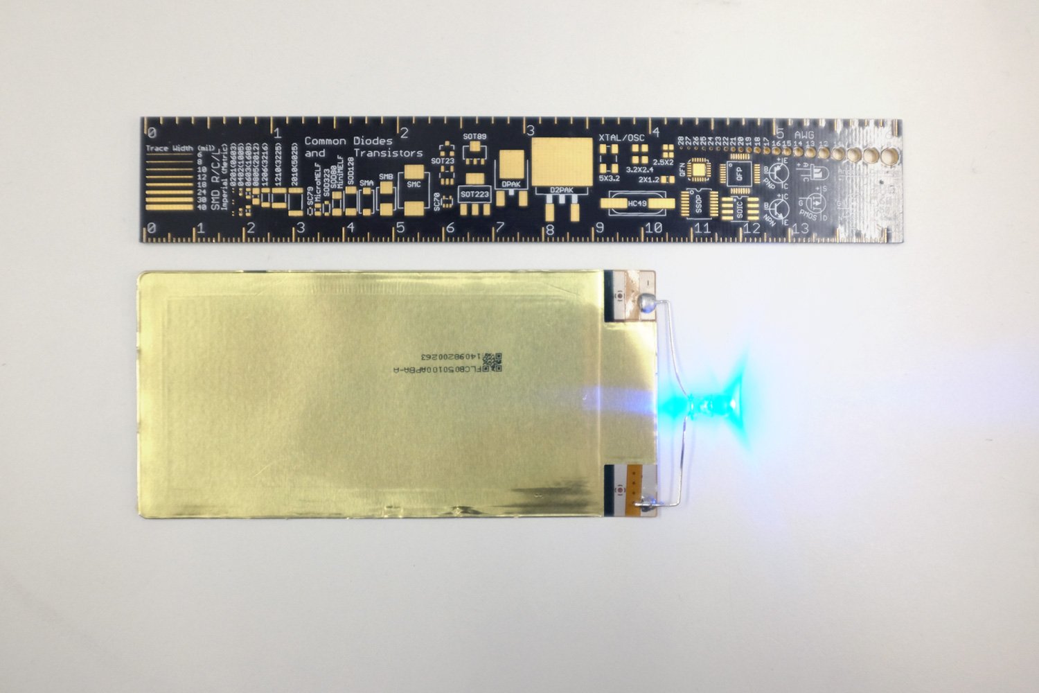 105mAh 3.75V Ultraflexible LITHIUMCERAMIC Battery from 405Nm on Tindie