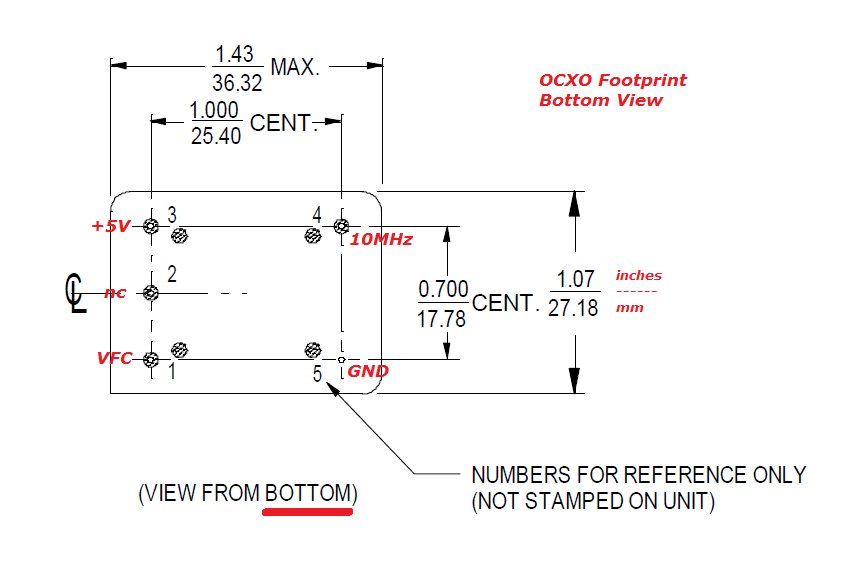 10MHz OCXO Frequency Standard Module Ultra Low Phase Noise SMA Reference Source For GPS Sync Lab Equipment Ham Radio