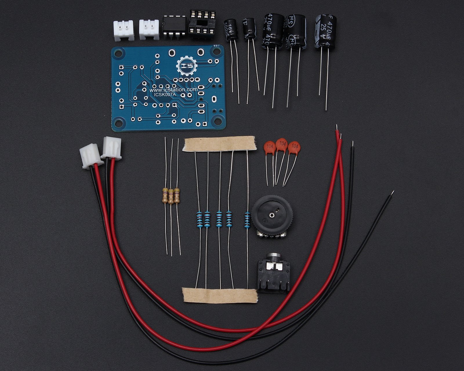 Power Amplifier DIY Kit(5203) from ICStation on Tindie