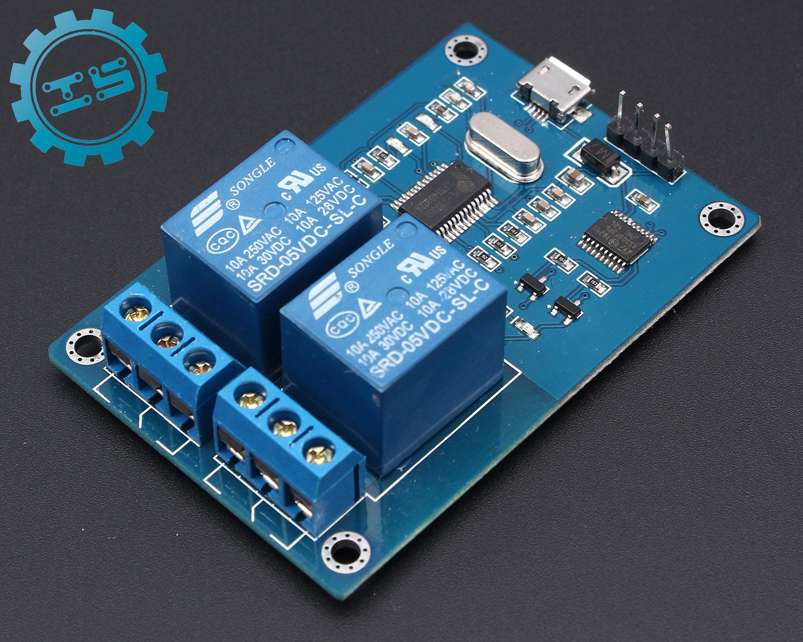 ICStation MICRO USB Control Relay Module(4013) from ICStation on Tindie