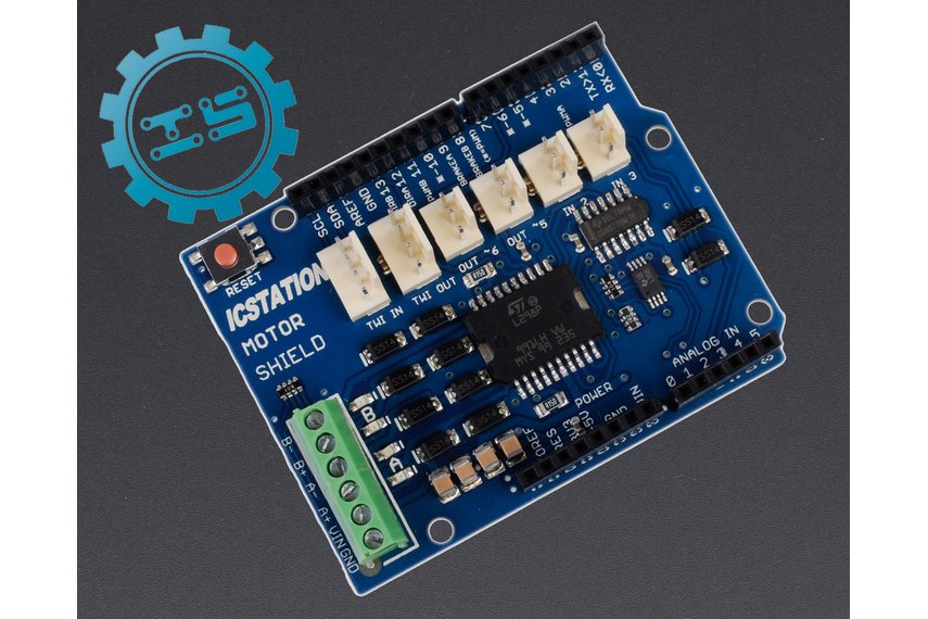 L298P Dual DC Motor Shield For Arduino(3624) from ICStation on Tindie