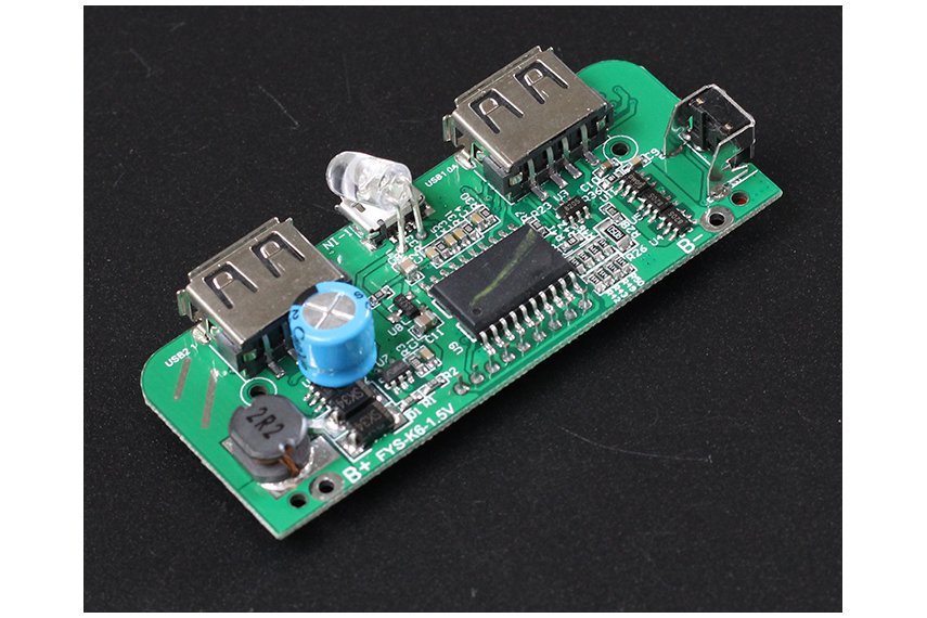 TwoUSB Mobile Power Bank Charger PCB Board(6876) from ICStation on Tindie