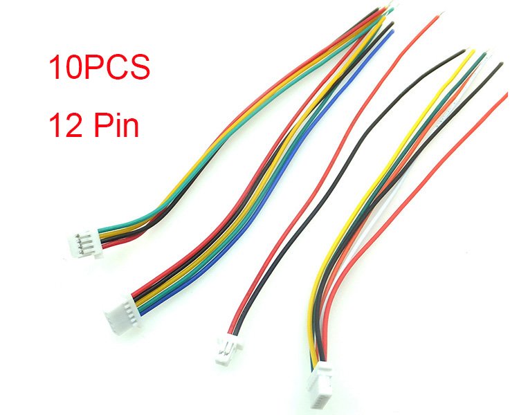 10PCS 12P Single Head Connector Cable 100mm(11922) from ICStation on Tindie