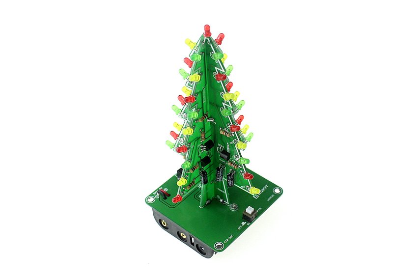 RGB Flashing LED Christmas Tree Circuit Kit(7212) from ICStation on Tindie