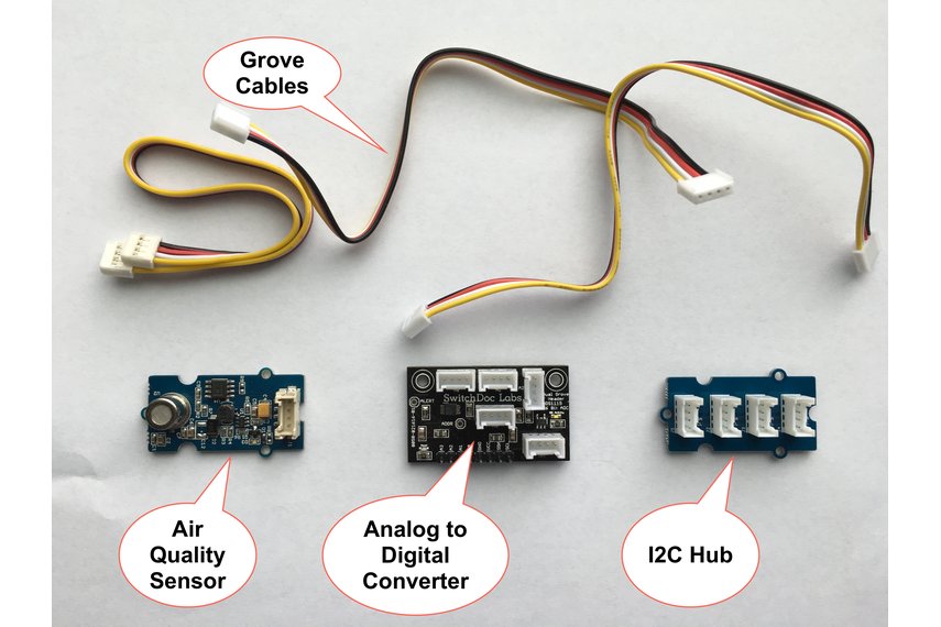 air kit quality sensor SwitchDocLabs Quality Kit on Air Tindie Sensor Extender from