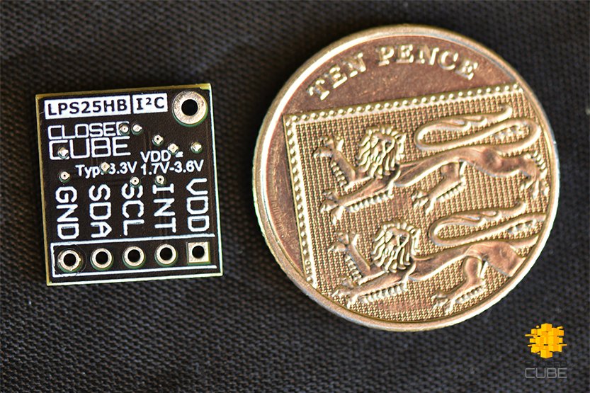 LPS25HB MEMS Absolute Barometer / Pressure Sensor from closedcube on Tindie