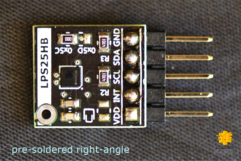LPS25HB MEMS Absolute Barometer / Pressure Sensor from closedcube on Tindie