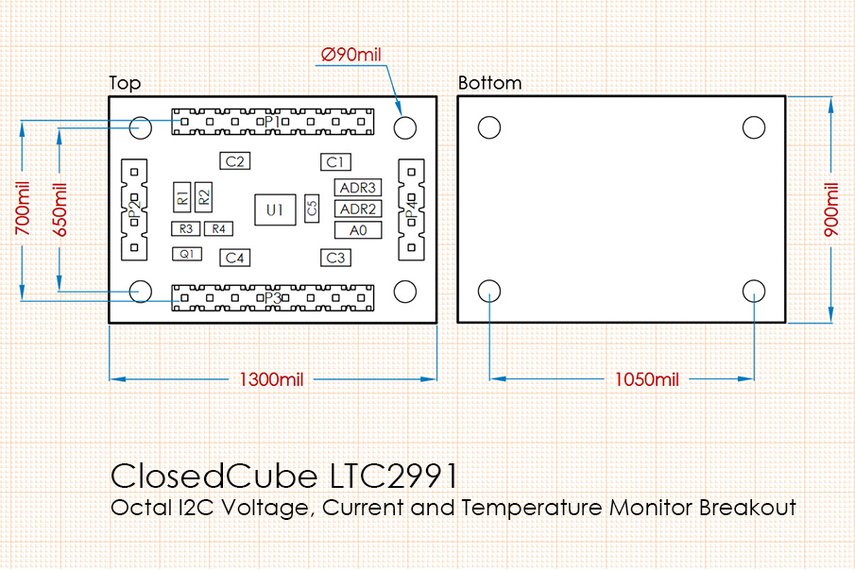 LTC2991 Octal I2C Voltage,Current and Temp Monitor from closedcube on