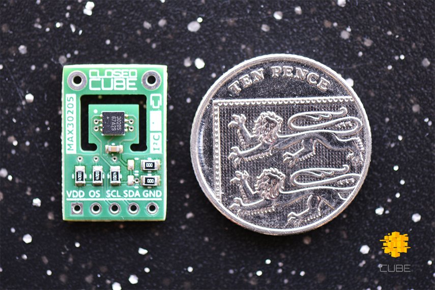 MAX30205 ±0.1°C Human Body Temperature Sensor from closedcube on Tindie