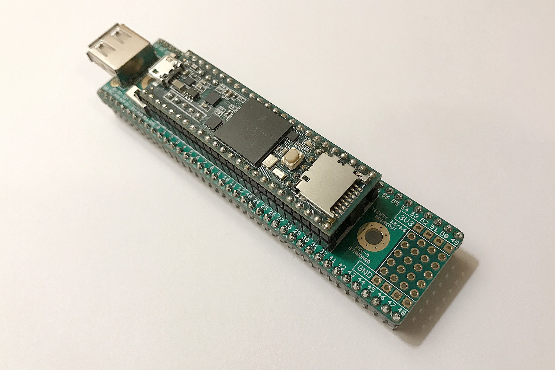 For Teensy 3.5/3.6/4.1 Module Breakout Board 48 Pin 3.81mm