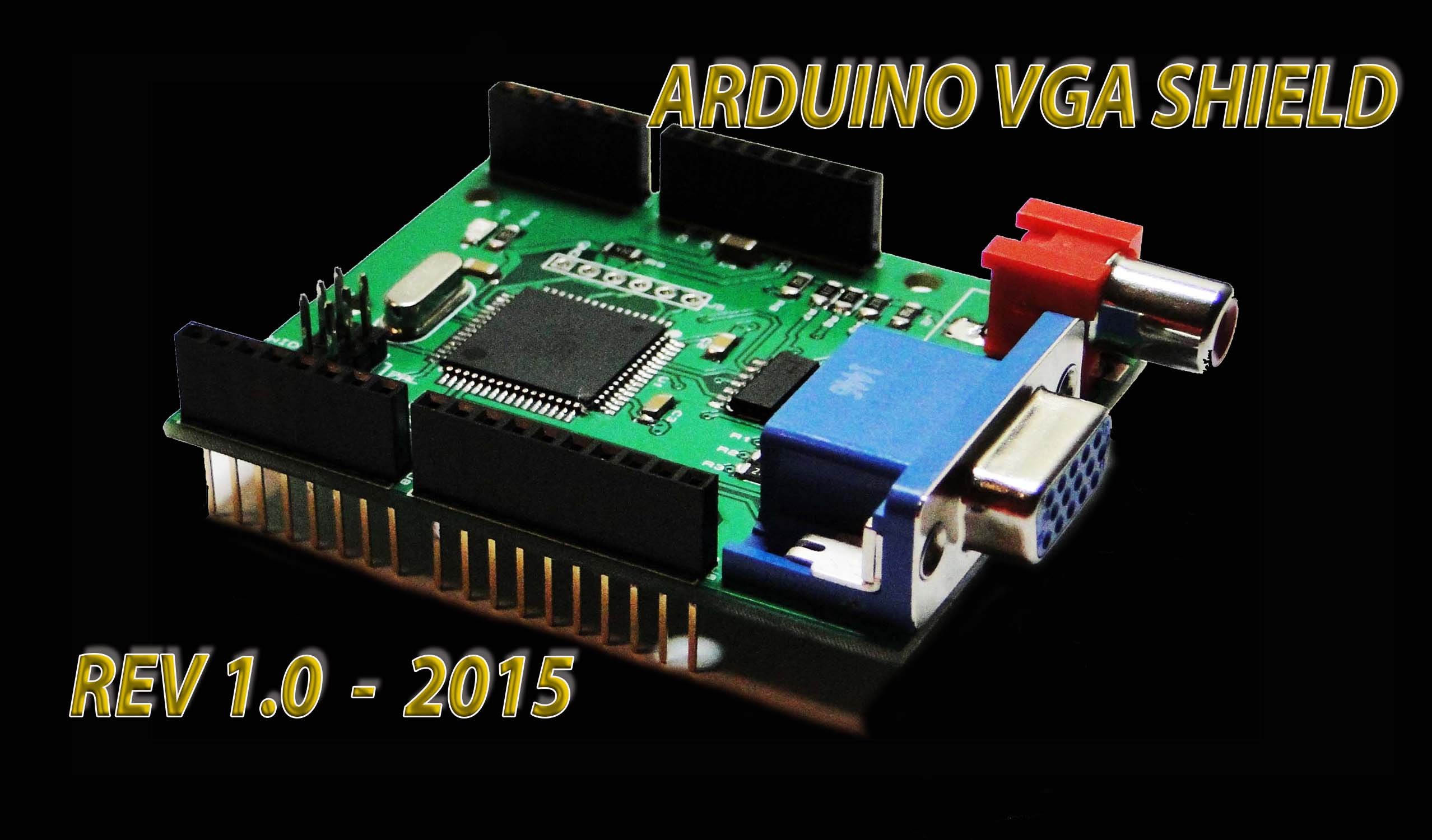 VGA DUINO - VGA Graphic Shield for Arduino from masihvahida on Tindie