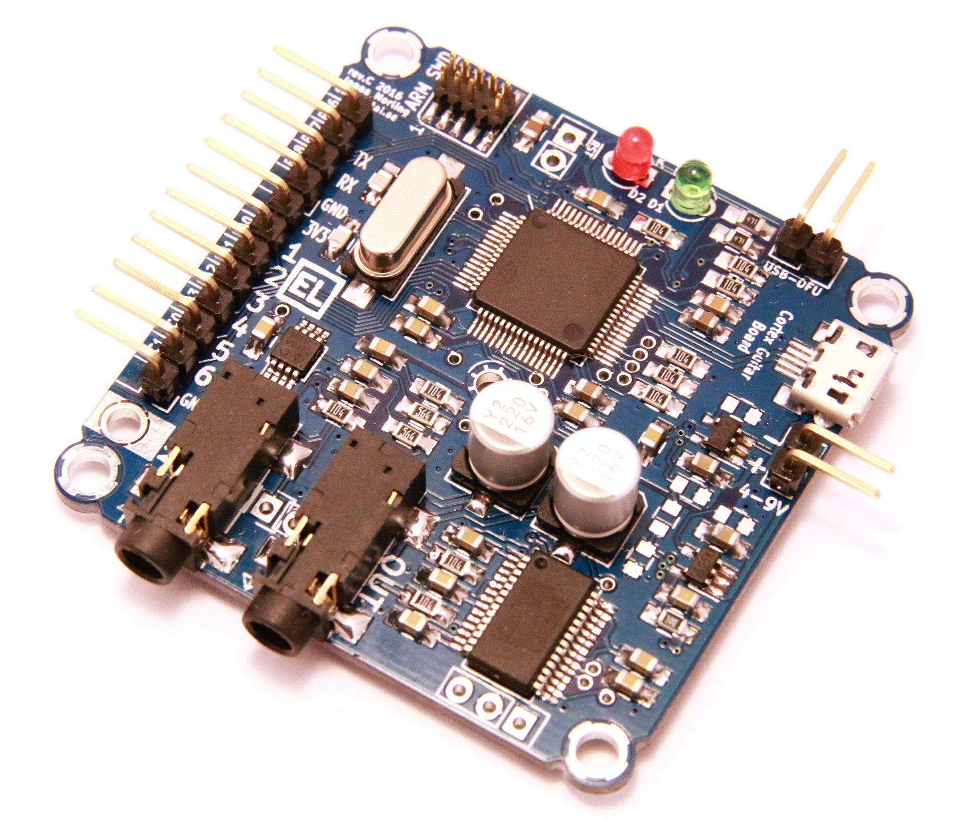 Cortex-M4 Audio Effects Development Board From Elemental On Tindie