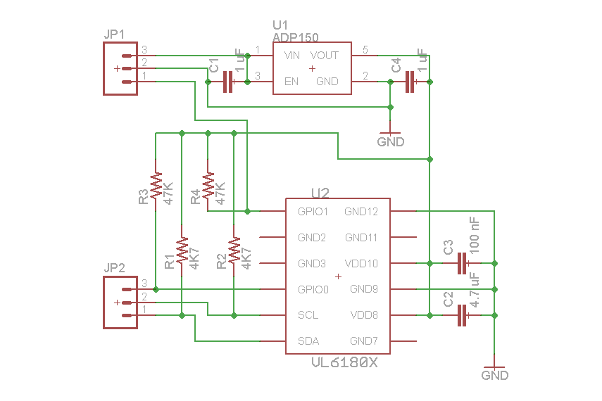 VL6180X proximity sensor
