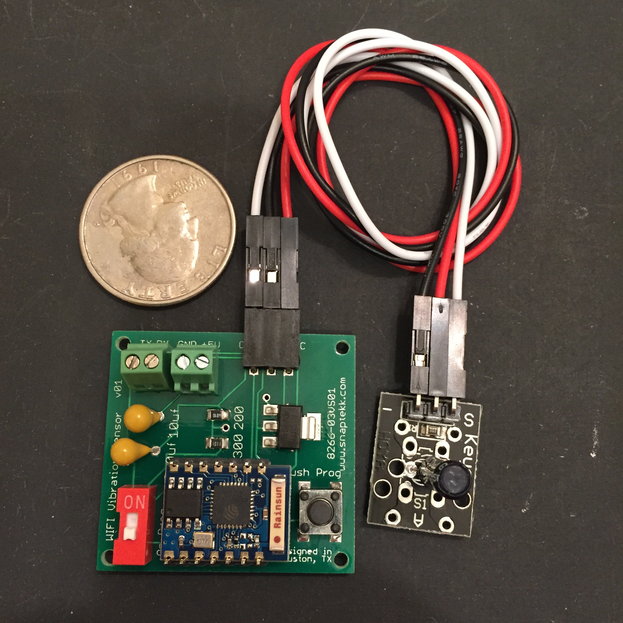 ESP8266 WIFI Vibration Sensor from hbouzas on Tindie