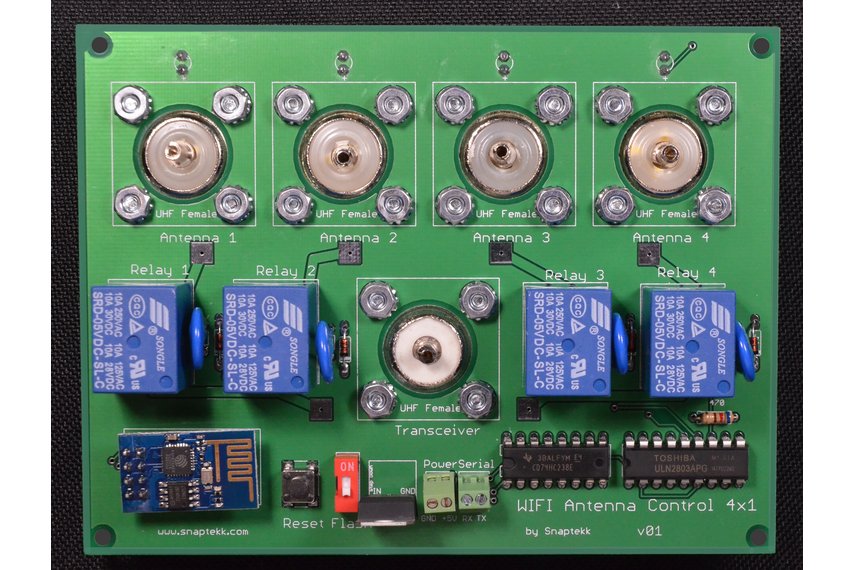 WiFi Wireless Ham Radio Coax Antenna Switch