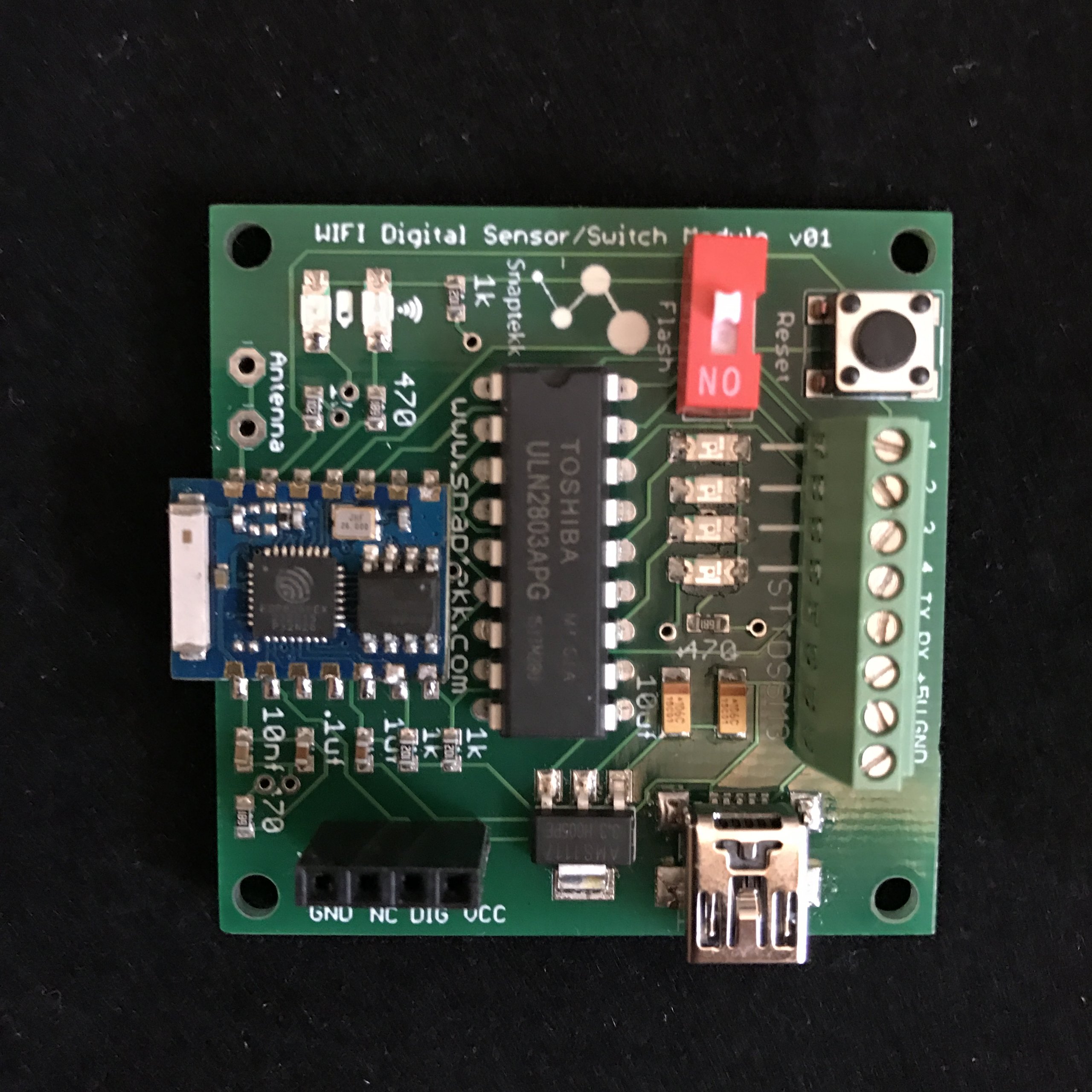 WIFI 8 pos or 4 pos 2 pole relay control board from hbouzas on Tindie