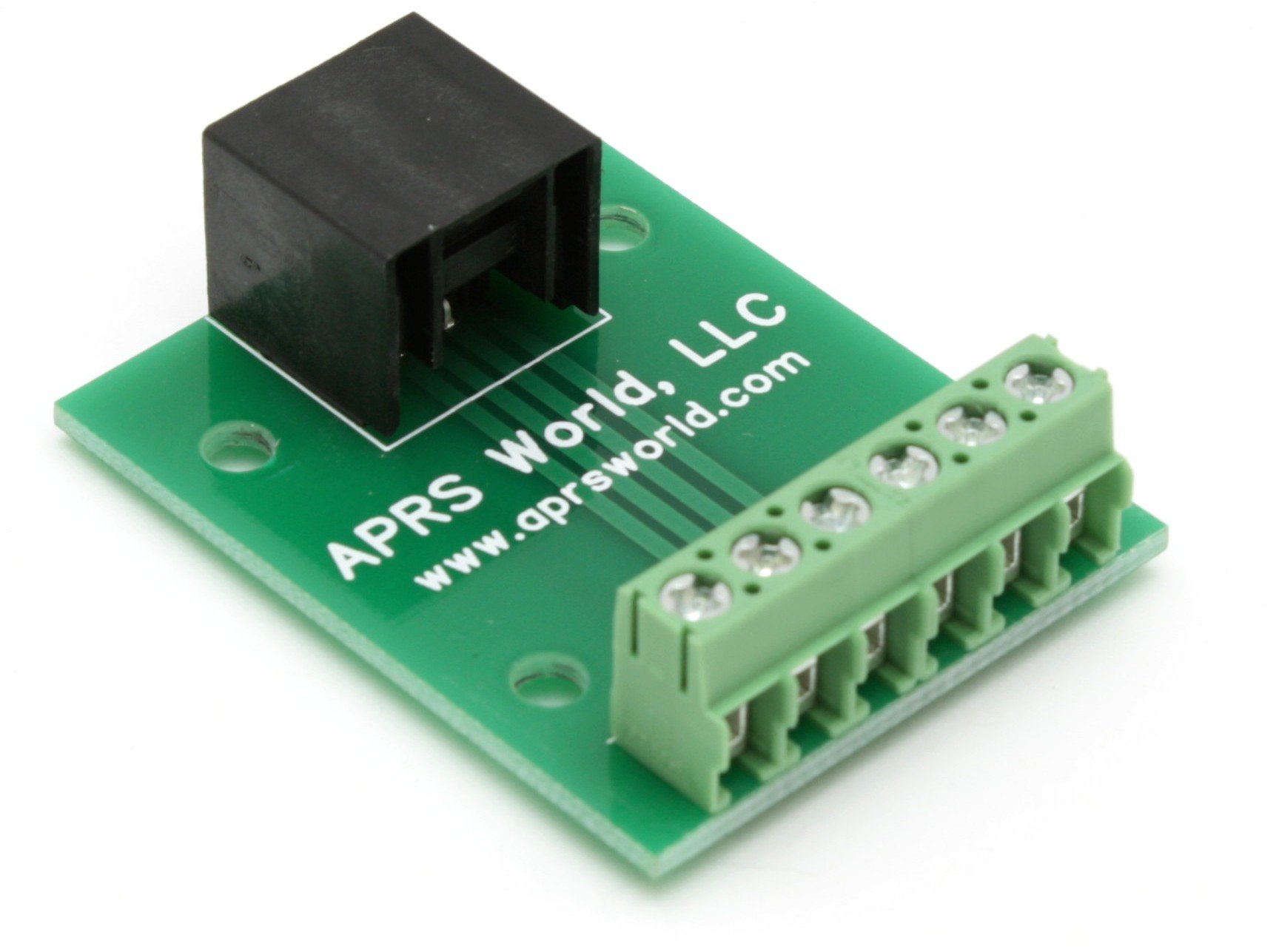 RJ-25 (6P6C) Breakout Board to Screw Terminals from aprsworld on Tindie