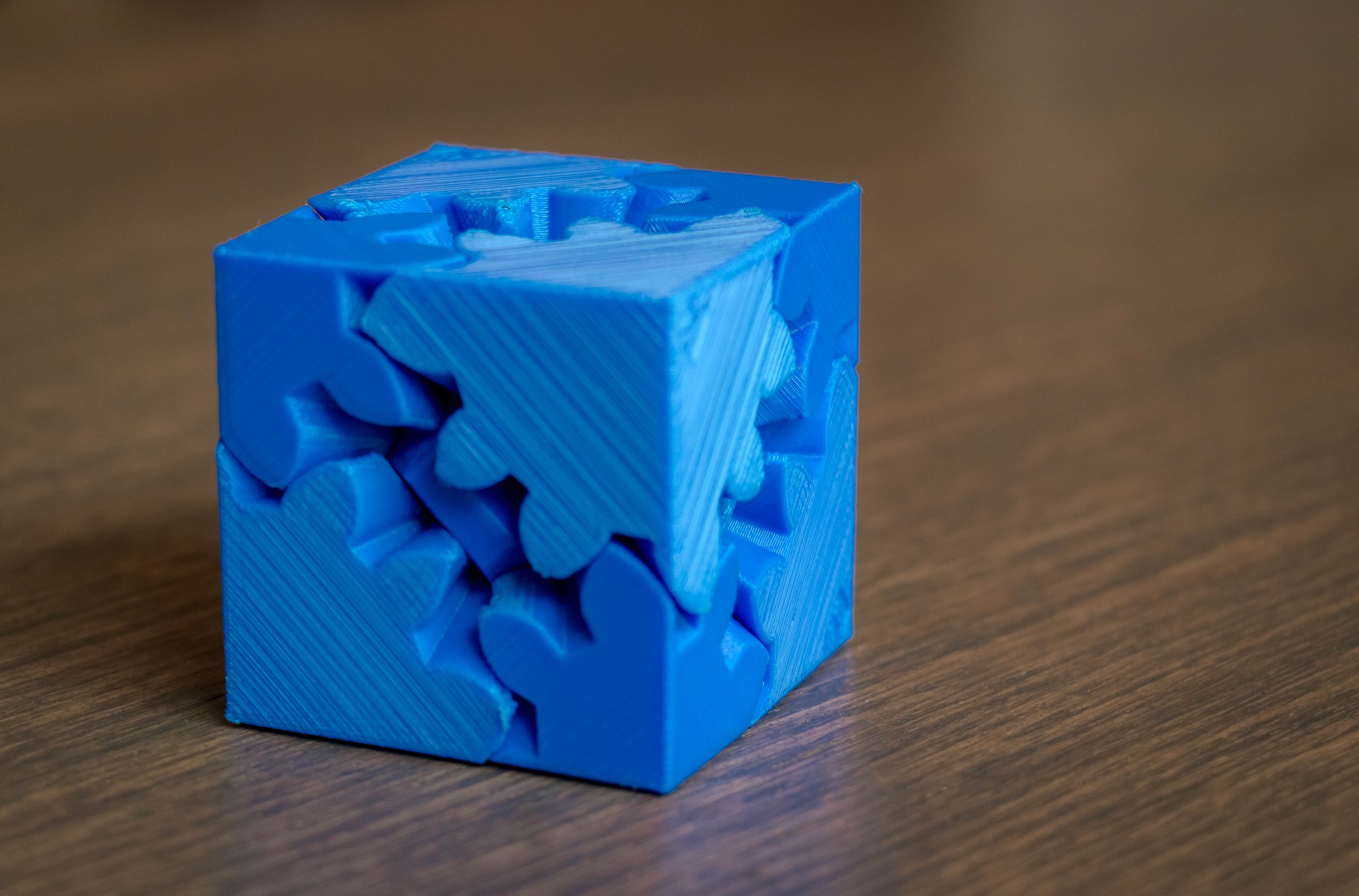 3D Printed Cube Gears Puzzle from 3DPStuff on Tindie