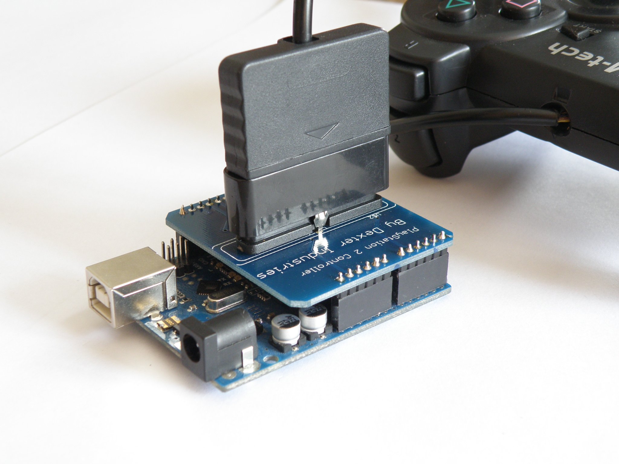 Arduino Playstation DualShock Shield from DexterIndustries on Tindie
