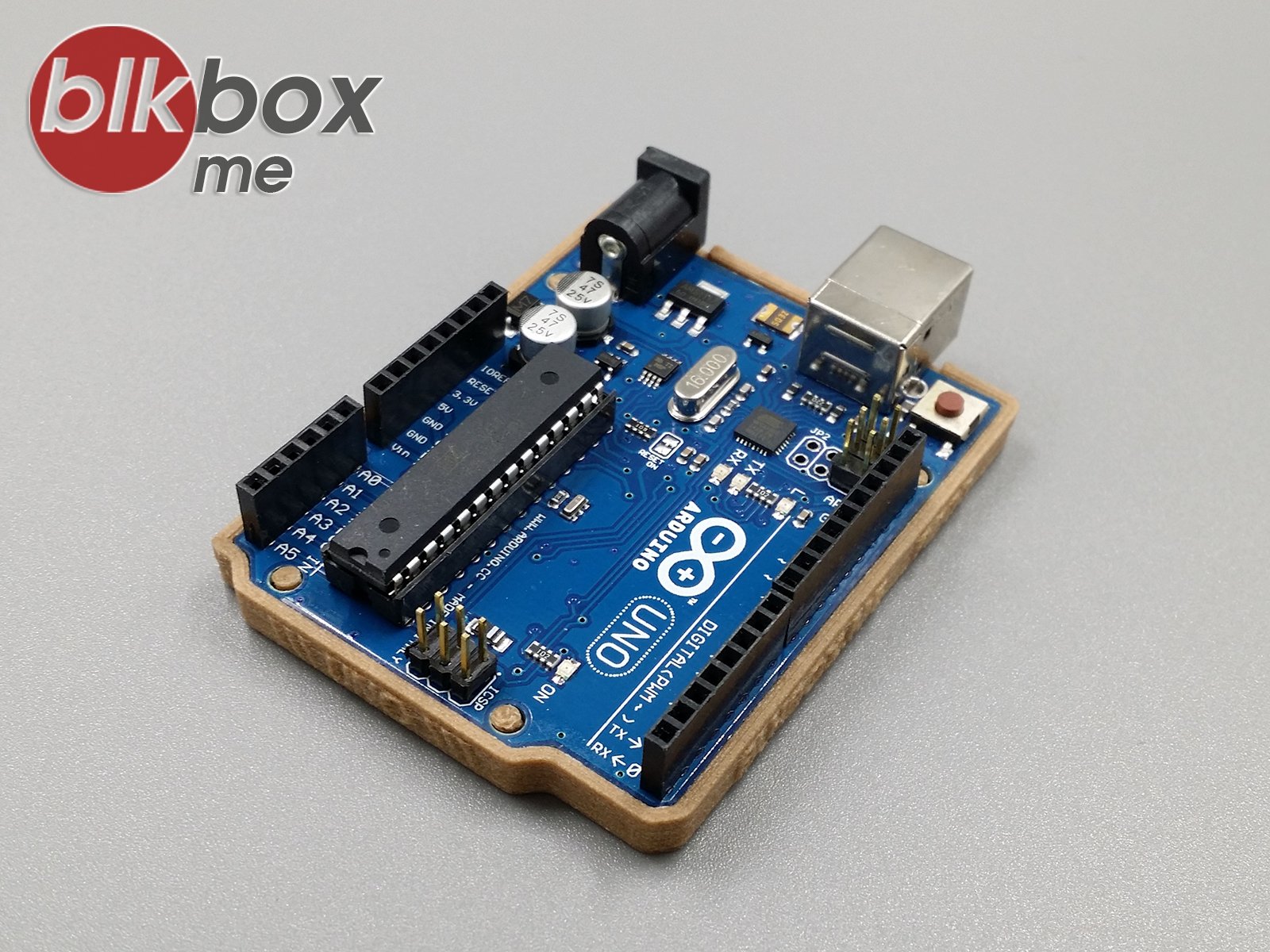 Arduino UNO Exclusive Protective Base (Wood) from blkbox on Tindie