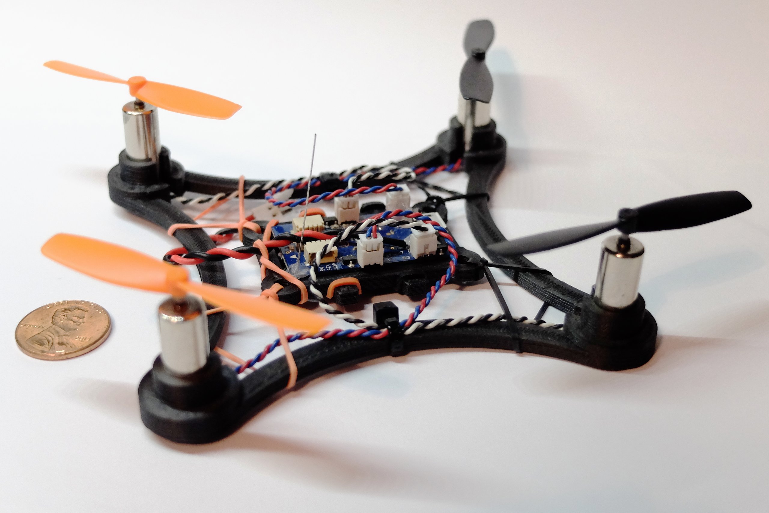 freeUAV - 3D printed carbon fiber quadcopter frame from ...