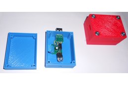 Plastic box for sensor