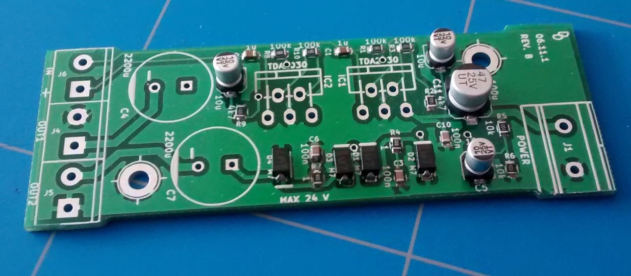 2 x 20  Watt  DIY Audio Amplifier from JSaturnus on Tindie