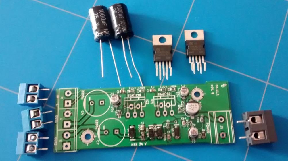 2 x 20  Watt  DIY Audio Amplifier from JSaturnus on Tindie