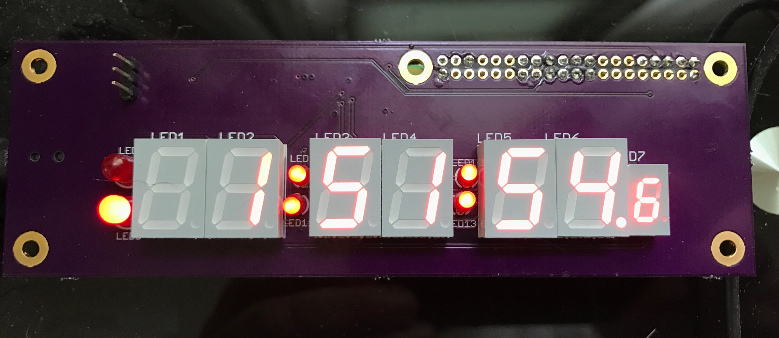 Raspberry Pi Zero Clock from nsayer on Tindie