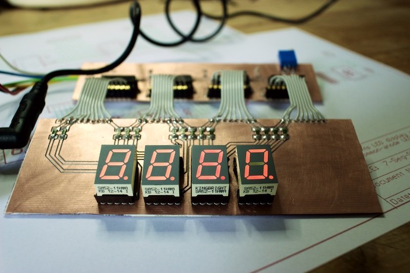 7 Segments Led Display Arduino Kit From Alicemirror On Tindie 7228