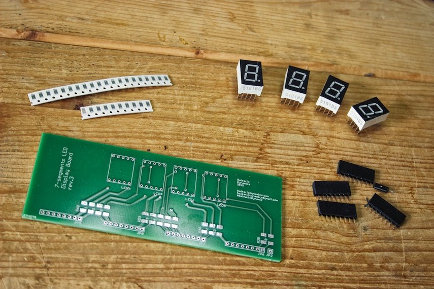 7 Segments Led Display Arduino Kit From Alicemirror On Tindie 6090