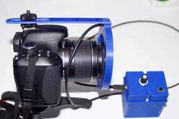 Variable intensity LED ring for DSLR cameras